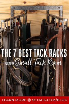 the 7 best tack racks for your small tack room