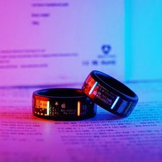 Men's Glow Ring Glow Vials & Electronic Components Built Inside Handmade Cyberpunk Futuristic Statement Ring Jewelry Future Tech Sci-fi Ring - Etsy Glow Ring, Future Tech, Samsung Gear Fit, Ring Jewelry, Ice Blue, Orange And Purple, Cyberpunk, Ring Verlobung, Electronic Components