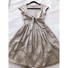 Moschino Cheap And Chic Gold Beige Short Sleeve Cocktail Dress 38 4 Xs $1,500. Size 38 Italian / 4 Us, Fits Like An Xs Waist Is 13” Across, 15” Armpit To Armpit, 35.5” From Top Of Dress To Bottom Gorgeous Dress. Great Condition. Moschino Dress, Moschino Cheap And Chic, Beige Shorts, Dresses Xs, Gorgeous Dresses, Moschino, Cocktail Dress, Womens Dresses, Dresses