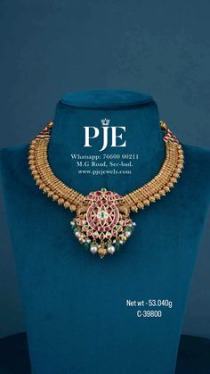 #kundan #gold #kundanjewellery #necklace Gold Kundan Necklace