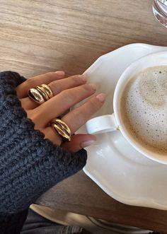 The Sofie Ring | LIÉ STUDIO Mimi Nguyen, Chunky Gold Jewelry, Studio Jewelry, Dainty Style, Instagram Jewelry, Chunky Ring, Instagram Christmas, Index Finger, Chunky Jewelry