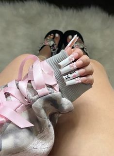 Artsy Nails, Long Acrylic, Nails Inspo, Best Acrylic Nails, Long Acrylic Nails, Nail Inspo, Acrylic Nails, Nails, Pink