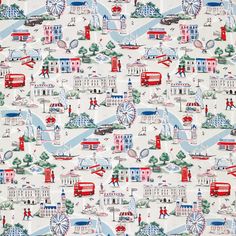 Cath Kidston Patterns, Cath Kidston Wallpaper, Cake Clipart, 2024 Wallpaper, Duck Fabric, London Aesthetic, London Map, Felt Bows, Beach Boardwalk