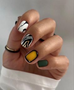 fall nails, fall manicure, gel nails, acrylic nails, safari nails, mani, nail art inspo, nail art, cool nails, unique nails, pattern nail art, nail art ideas, fall nail art, nail designs, nail acrylic, fall nails 2023, fall nails 2024, gel nail designs, new nail trends, trendy nails, current nail trends 2023, nail inspo Drag Make-up, September Nails, Nail Swag, Short Nail Designs, Hot Nails, Fire Nails, Funky Nails, Fancy Nails, Chic Nails