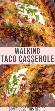 Walking Taco Casserole, Ground Beef Recipes For Dinner