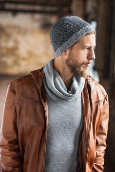 Janzen Hat | Knitting Pattern by Julie Hoover Mens Scarf Knitting Pattern, Mens Hat Knitting Pattern, Best Beard Oil, Tweed Men, Brooklyn Tweed, Striped Beanies, Crochet Cap, Knit Hats, Scarf Knitting Patterns