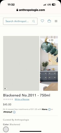 an instagram page for interior design and decorating company, blackend no 2011