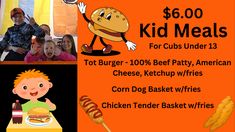 Load up the family and come enjoy dinner with us! Our new #kidsmenu is sure to be a hit with your little cubs! Enjoy some of our board and table games while you eat and make some memories! We also offer delivery!

#bearburgers #macon #mercervillage #dining #food #eats Dog Basket, Kids Menu, American Cheese, Corn Dogs, Chicken Tenders, Table Games, Kids Meals