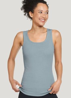 Jockey® 100% Cotton Rib Tank | Jockey.com Florida Girl, Women Lifestyle, Womens Activewear, Working Out, New Day, Athletic Tank Tops, Active Wear, Tank Tops, Skin