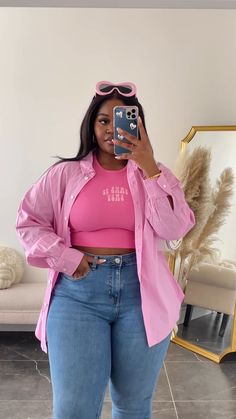 Plus Size Airport Outfit, Plus Size Baddie, Looks Street Style, Curvy Girl Outfits