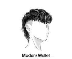 Mens Straight Hair, Modern Mullet Haircut, Mohawk Hairstyles Men, Modern Mullet