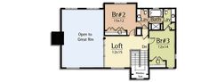 the floor plan for this house is shown