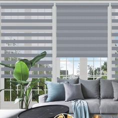 PRICES MAY VARY. CUSTOMIZED SOLUTION: We provide plenty of choices to fit your window sizes. Click "Customize Now" on the upper right to find more. Our Cordless Customized Zebra Roller Shade is suitable for living room, bedroom, dining room, school, office, multimedia demonstration room, etc. (The width and height ratio does not meet "width≥height/4+8 inches", please contact us before placing an order) LOGISTICS AND SERVICE: Please note that shipping will take time, depending on the delivery loc Patio Door Window Treatments, Light Filtering Window Treatments, Window Roller Shades, Modern Window Treatments, Door Window Treatments, Zebra Shades, Modern Blinds, Zebra Blinds, Horizontal Blinds