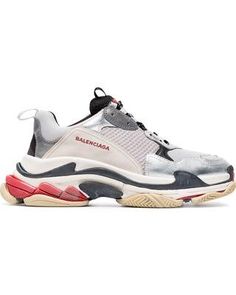 1 new message Balenciaga Triple S, Red Logo, French Fashion, Hoka Running Shoes, Saucony Sneaker