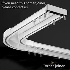 an image of a corner light fixture with the text, if you need this corner jointer, please contact us