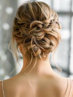 Elegant and Versatile Braided Bun Hairstyles Braided Messy Bun Hairstyles, Braided Updo Ponytail, High Updo, Bridemaids Hairstyles