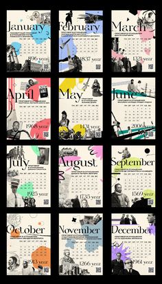 an image of a calendar with people on it