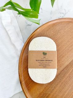 Our compostable loofah dish sponges replace traditional foam and plastic sponges for dish washing and household cleaning. Made 100% from loofah plants. The single layer has one soft side, and one natural plant side. Comes in a 3-pack. Expands in size and softens in water to work like a typical dish sponge, but without Dish Sponge, Natural Loofah, Natural Sponge, Loofah Sponge, Zero Waste Gifts, Dish Washing, Household Waste