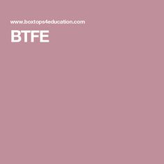 a pink background with the words btfe on it