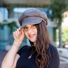 Women's Corduroy hats, Trendy Hat for Women, Corduroy Fabric Hat, Casual Hats, Stylish Hats for Women, Women's Gift, Slouchy Cap Woman, Gray Hat Retro style classic women newsboy hat becomes very popular nowadays. Stylish octagonal hat features 8 panel design and adjustable tape to adjust the size. A perfect alternative to a French traditional beret, this trendy hat has an extra slouch with the addition of the visor for a more casual look. Simple and beautiful trendy design complements every out Corduroy Hats, Stylish Hats For Women, Newsboy Hat Women, Paperboy Cap, Hats Trendy, Vintage Beret, Slouchy Beret, 1920s Hat, Retro Cap