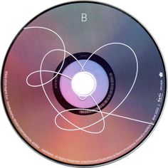 a cd disc with the letter b on it