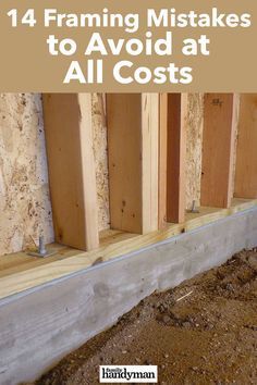 the bottom half of a house being built with wood framing and insulation in place on the wall