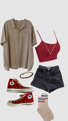 Diy Vetement, Mode Boho, Neue Outfits, Swaggy Outfits, Converse Sneakers, Mode Inspo, Really Cute Outfits, Mode Vintage, Casual Style Outfits