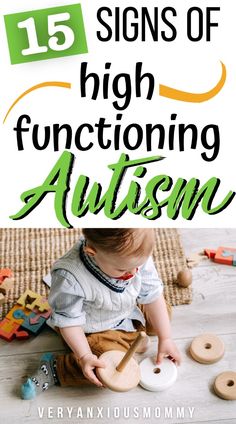 Does my child have autism? That was my question when my first child started showing some signs of being autistic. Here are the signs of high functioning autism that I've observed in my children and myself. #highfunctioningautism #autism #mildautism #asd #aspergers #specialneeds #autismmom High Functioning, Reading Pillow, Special Needs Kids, Parenting Skills, The Signs, Parenting, Signs