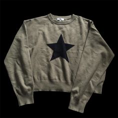 Star Pattern Pull Over Sweater Grunge Sweater, Pull Over Sweater, Star Sweater, Star Pattern, Black Star, Y2k Grunge, Star Patterns, Colorful Sweaters, Pullover Sweater