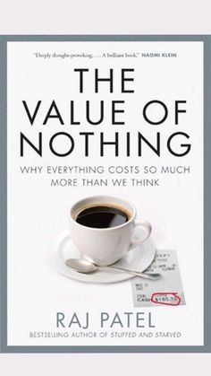 the value of nothing why everything cost so much more than we think by raj patel