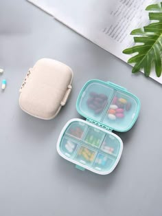 Daily Pill Organizer, Medication Storage, Aesthetic Items, Medicine Pouch, Pill Holder, Pill Container, Medicine Organization, Medicine Storage, Medicine Boxes