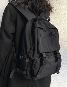 Black School Bags, Business Travel Backpack, Personalized Backpack, Laptop Rucksack, Student Bag, Workwear Fashion, Student Fashion, Student Backpacks