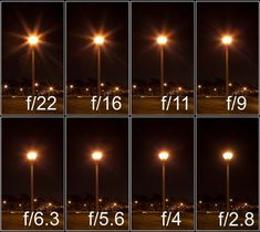 the different types of street lights are shown in multiple pictures, each with their corresponding numbers