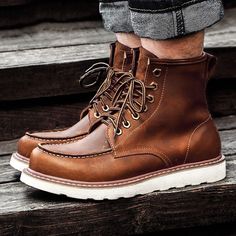 Lasaky - Vintage Retro Martin Boots: Durable Short Boots for Outdoor Workwear Cow Hide Shoes, Mens Motorcycle Boots, Punk Shoes, Workwear Vintage, Sporty Sandal, High Heel Boots Ankle, Martin Boots, Men Vintage, Motorcycle Boots