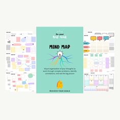 the mind map is shown in three different colors and sizes, including one with an octopus