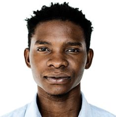 Worldface-Ugandan man in a white background | free image by rawpixel.com Black Men Hairstyles, Black Love Couples, Black Person, Face Images, African Men, Photo Editing Software, World Of Color