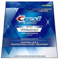 Crest White Strips, Crest 3d White, Dental Bridge, Teeth Whitening Strips, Tooth Sensitivity