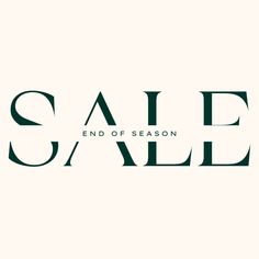 the end of season sale is on