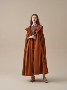 Casual Fantasy Clothing, Wool Cloak, Cloak Coat, Long Black Coat, Chunky Knits, Concept Clothing, Fantasy Costumes, Fantasy Clothing, Fantasy Fashion