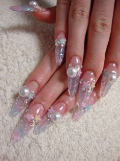 Liner Nail Art, Nails Images, Junk Nails, Soft Nails, Jelly Nails, Kawaii Nails, Gel Liner