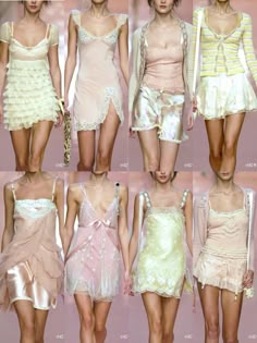 blumarine ss04 🌷 Blumarine Ss04, Pink Blumarine, Blumarine Runway, Runway Fashion Looks, New Girl Style, Fashion Inspiration Design, Closet Fashion