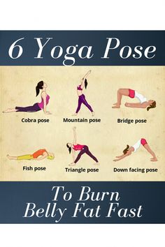 Yoga For Flat Belly, Fat Yoga, Bed Yoga, Yoga Facts, Daily Yoga Workout, Cool Yoga Poses, Easy Yoga Workouts, Daily Yoga, Weight Workout Plan