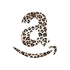 the letter g is made up of an animal print and has a banana as its tail