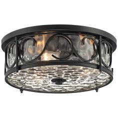 Create a look inspired by classic European tastes with this traditional outdoor flush-mount ceiling light. A matte black finish adds charm and class to blend in with many existing decor styles. Hammered glass uplifts the look to add texture and stunning diffusion of the light within. Outdoor Flush Mount Lights Front Porches, Flush Mount Outdoor Porch Light, Outdoor Modern Craftsman Ceiling Porch Light, Outdoor Modern Craftsman Ceiling Light, Modern Semi Flush Outdoor Ceiing Lights, Black Outdoor Wall Lights, Dining Room Light Fixtures, Outdoor Flush Mounts