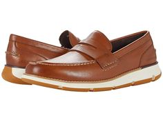 Cole Haan 4. Zerogrand Loafer - Men's Shoes : British Tan/Ivory : The Cole Haan 4. Zerogrand Loafer is an easy go to slip on shoe for everyday wear. Classic slip-on loafer design. Man-made upper, lining and insole. Man-made outsole. Imported. Measurements: Weight: 10 oz Product measurements were taken using size 9, width D - Medium. Please note that measurements may vary by size. Weight of footwear is based on a single item, not a pair. Easy Go, Slip On Shoe, Cole Haan Shoes, Cole Haan, Loafers Men, Slip On Shoes, Dress Shoes Men