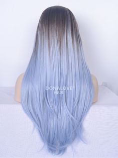 Black To Blue Ombre, Brown Ombre Hair, Hair Dye Colors