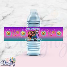 Encanto Theme Party, Encanto Theme, Water Bottle Labels Birthday, Encanto Birthday, Encanto Party, Candy Treats, Drink Labels, Edit Your Photos, Water Bottle Labels