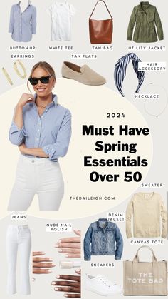 2024 Must-Have Spring Wardrobe Essentials — THE DAILEIGH Choir Practice, Wfh Outfits, Creating Outfits, 2024 Wardrobe, Spring Wardrobe Essentials, Senior Style, Mom Wardrobe, Clothes For Women Over 50, Spring Essentials