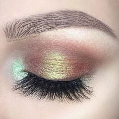 Our NEW loose eyeshadow pigment in Sordid was used to create this look by @alexandra_anele   Use code: HITME20 to take 20% off! Ends May 17th 2016.  Shop: http://furlesscosmetics.com/bronze-green-eyeshadow-pigment/ Colorful Neutrals, Sommer Nails, Iridescent Eyeshadow, Makeup 2017, Eyeshadow For Blue Eyes, Brown Makeup