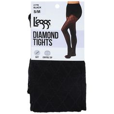 Size: Height: S/M: 4 feet 10 inches - 5 feet 10 inches. Weight: S/M: 90 - 150 lbs. Soft. Control top. Diamond Tights: Our Diamond Mesh Tights feature a classic diamond pattern layered over a sheer mesh background, making them a stylish addition to your wardrobe. These tights feature a light control top to comfortably smooth your tummy and hip areas. 20 denier appearance. Made in Italy Diamond Tights, Mesh Tights, 150 Lbs, M 4, Light Control, Black Tights, Diamond Pattern, Tights, Mesh